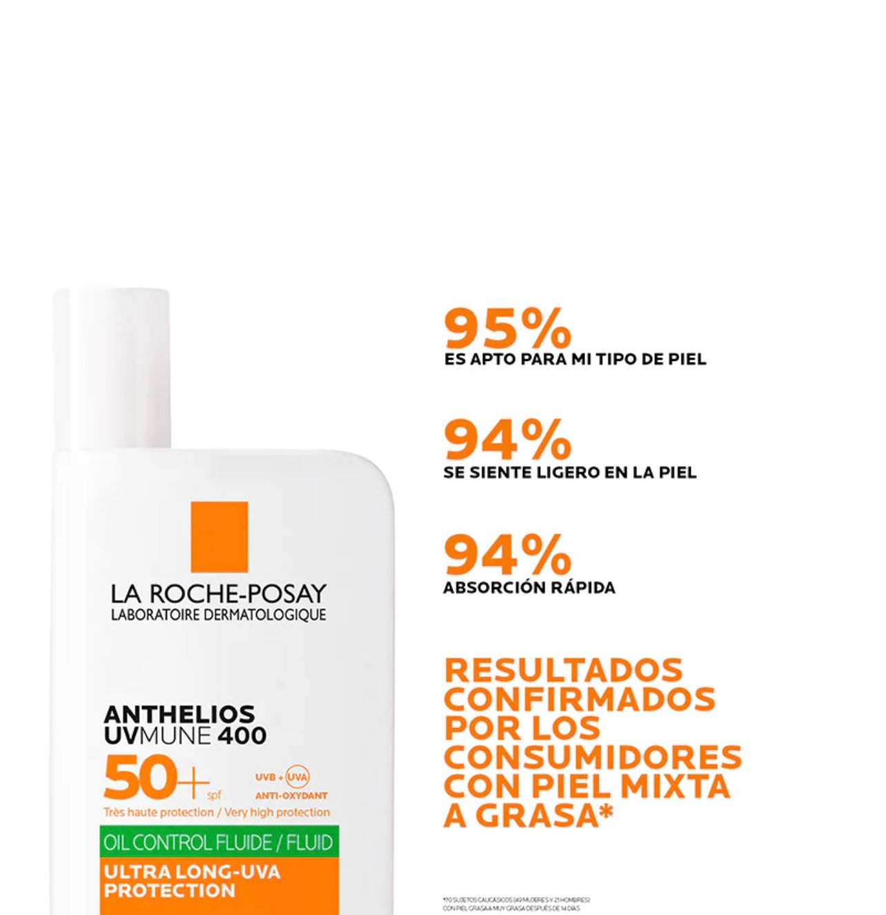 La Roche Posay Anthelios Uvmune 400 Oil Control Fluido Protector Solar Spf50+ 50Ml