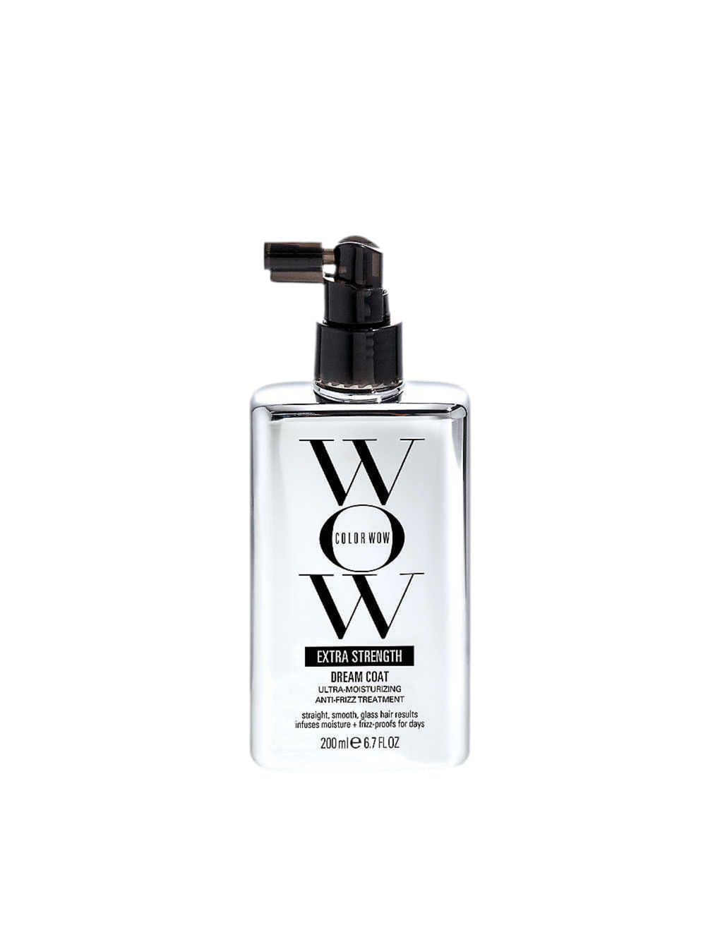 WOW Abrigo de ensueño extra fuerte: potente tratamiento ultra hidratante y antihumedad para cabello extremadamente propenso al encrespamiento. Estilos lisos, rectos y resistentes hasta 3-4