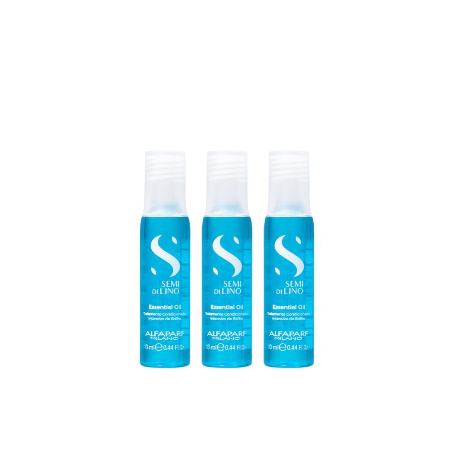 ALFAPARF MILANO Semi Di Lino Sublime - Tratamiento de aceite esencial para el cabello, tratamiento capilar ligero para cabello brillante y brillante, aumenta la suavidad y la luminosidad ( cada uno 10$ de 13ml