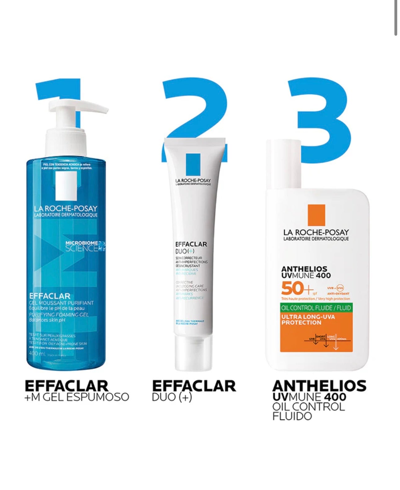 La Roche Posay Effaclar Gel Limpiador Para Piel Grasa 400Ml