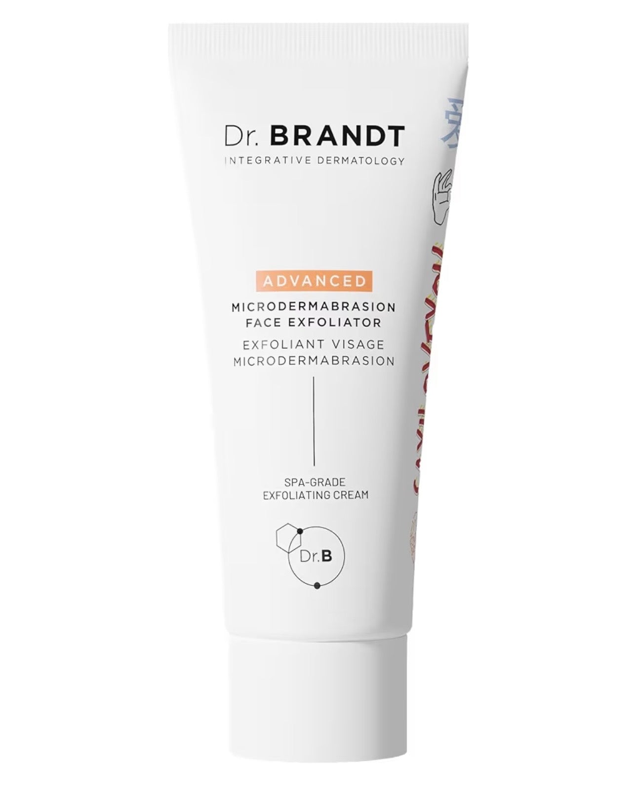 Dr. Brandt Advanced Microdermabrasion Facial Exfoliante – Refina la textura, minimiza el aspecto de las líneas finas y mejora el tono general de la piel, 2.1 onzas 125ml