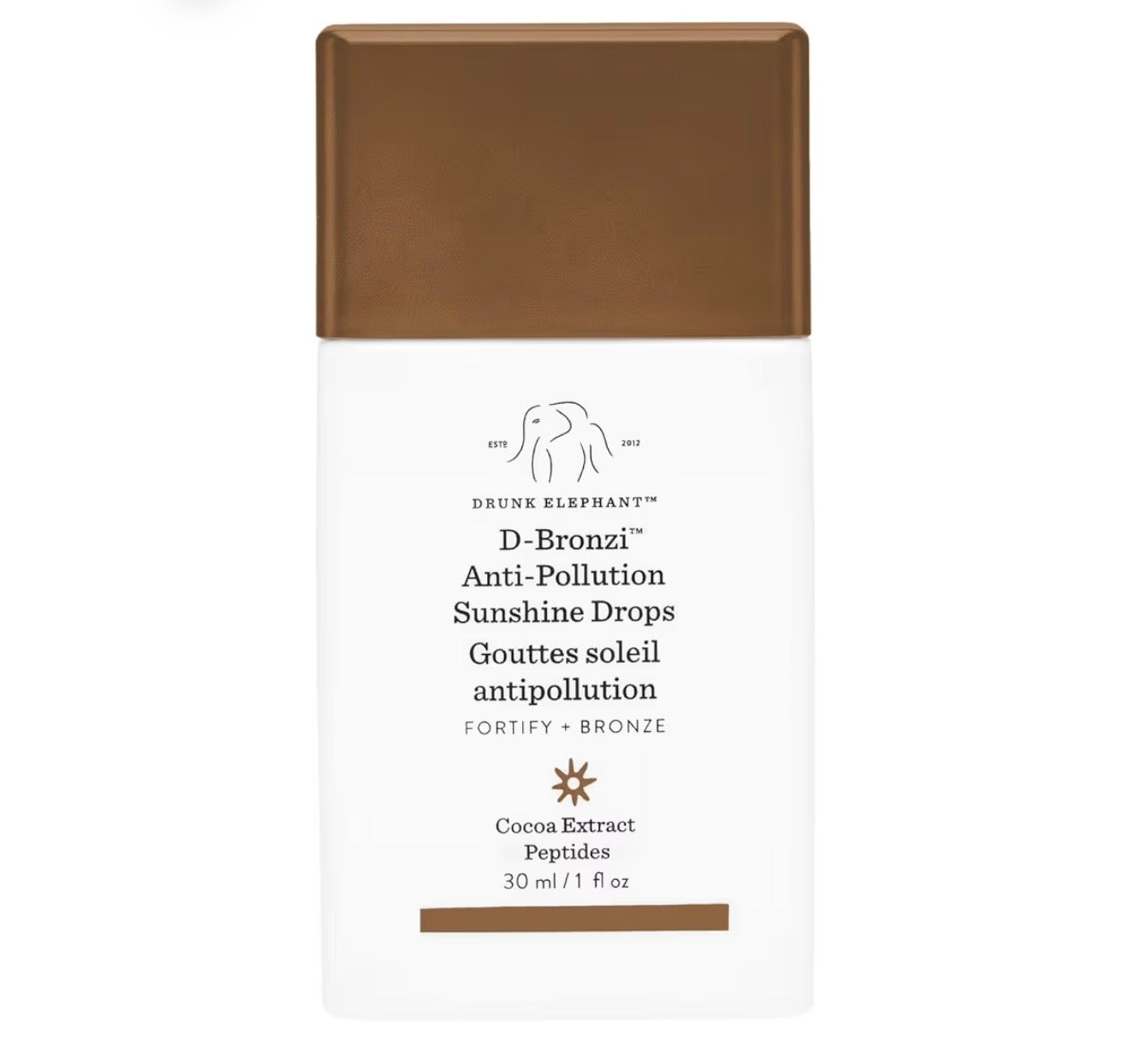 Drunk Elephant D-Bronzi Sunshine Drops - Bronzing Color Serum Drops - Clean Clinical Skincare - Cruelty-Free - Dermatologist-Tested - Free of Essential Oils, Silicones, and Fragrance