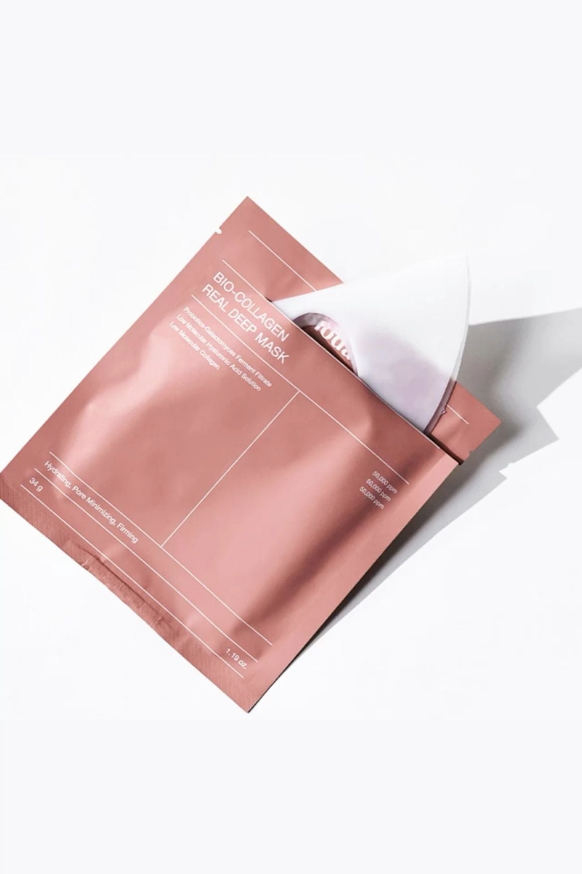 Máscara de elevación antiarrugas de colágeno profundo, máscara de hoja facial, máscara facial de colágeno