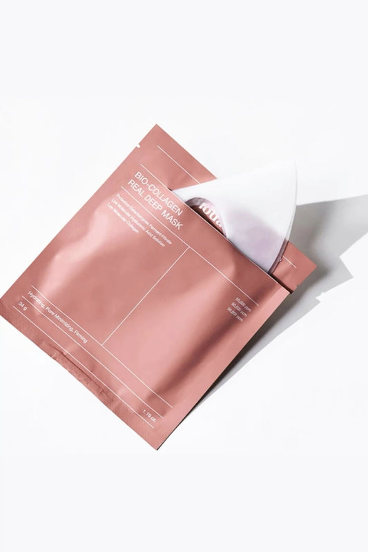 Máscara de elevación antiarrugas de colágeno profundo, máscara de hoja facial, máscara facial de colágeno