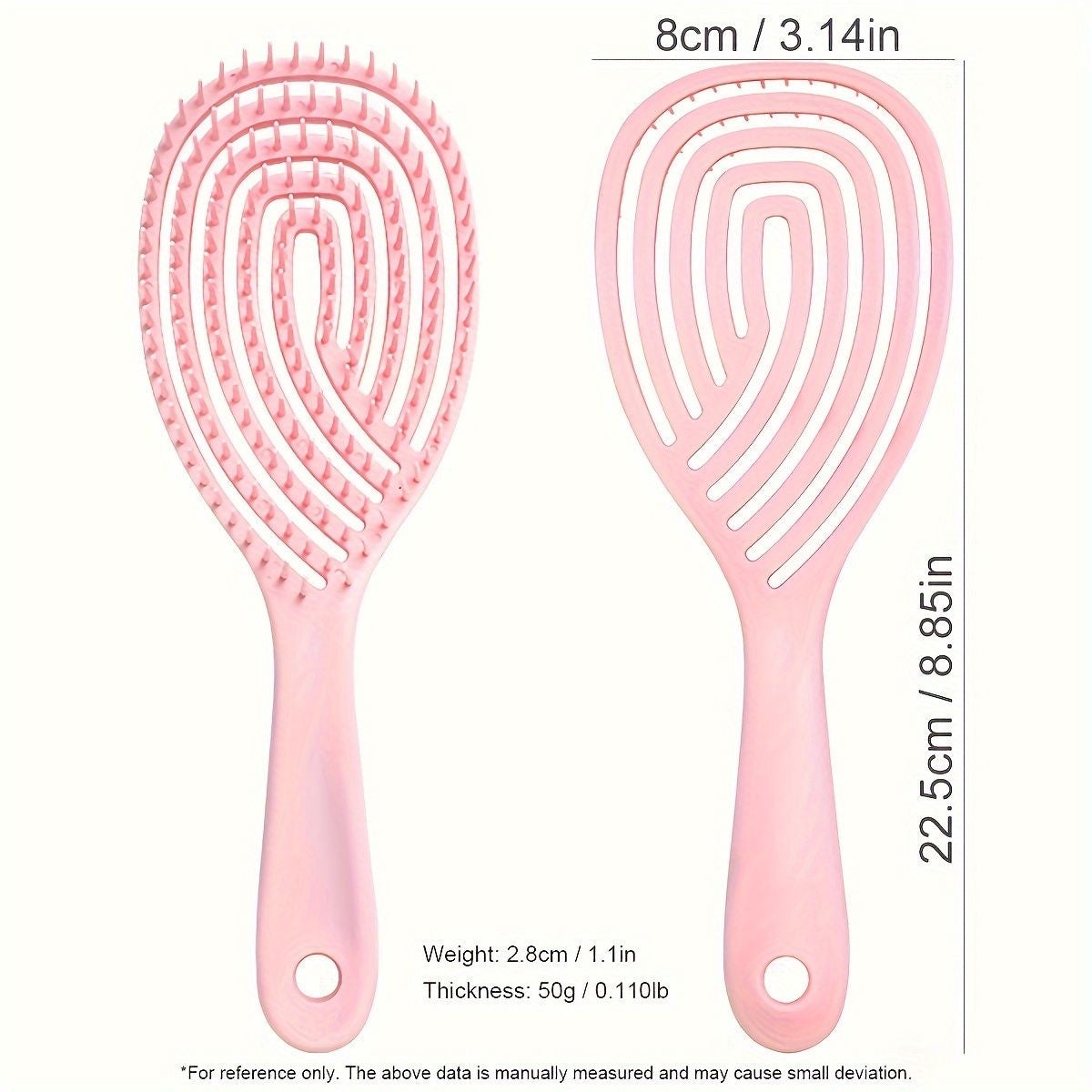 Peine de masaje elástico, Peine de pelo enredado, Cepillo de pelo desenredante, Cepillos de pelo rizado mojado, Peine de peluquería, Herramientas de peluquería