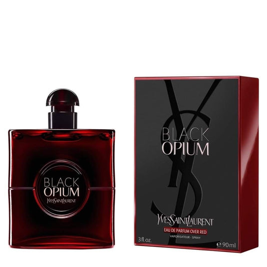 YVES SAINT LAURENT Opio negro sobre rojo para mujer