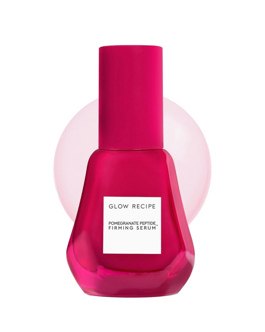 Glow Recipe Suero facial de péptidos de cobre de granada – Suero multipéptido reafirmante antienvejecimiento para mujeres y hombres + ácido hialurónico hidratante para líneas suaves, soporte de