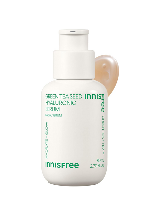 innisfree Green Tea Seed Hydrating Serum with Hyaluronic Acid & Niacinamide, Korean Face Serum for Glow
