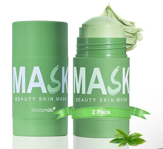 Máscara de limpieza profunda de té verde para cara, mascarilla removedor de puntos negros, mascarilla de limpieza profunda sin poros para purificar, hidratar, controlar el aceite para mujeres y hombres