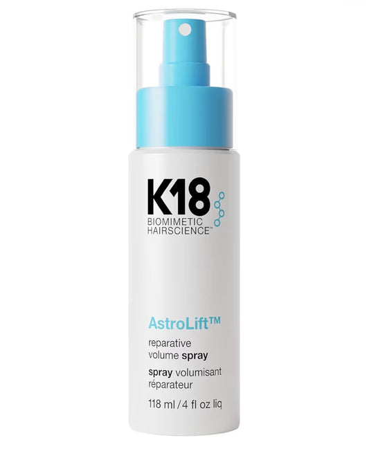 K18 AstroLift™ Spray Volumizador Reparador, 2 Días de Engrosamiento + Sujeción Para Cabello Fino, Delgado, Frágil, Spray Volumizador Resistente a la Humedad, Sin Pegamento, Sin Crujido
