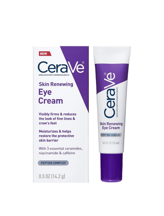 CeraVe Crema de ojos renovadora para la piel para arrugas