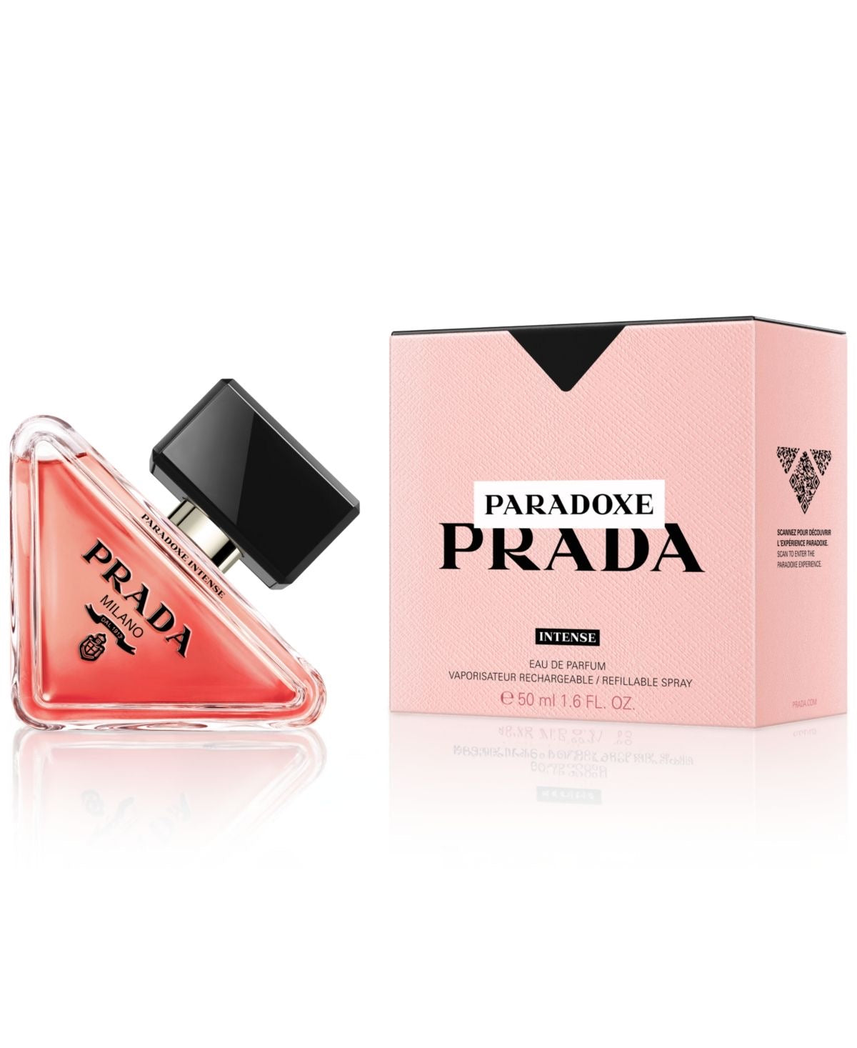 Prada Paradoxe Intense By Prada - Eau de Parfum Spray recargable para mujer, 100ml