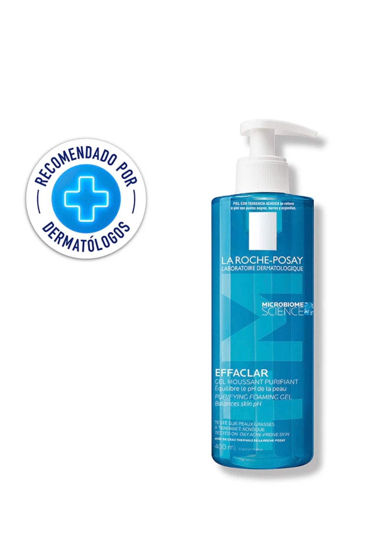 La Roche Posay Effaclar Gel Limpiador Para Piel Grasa 400Ml