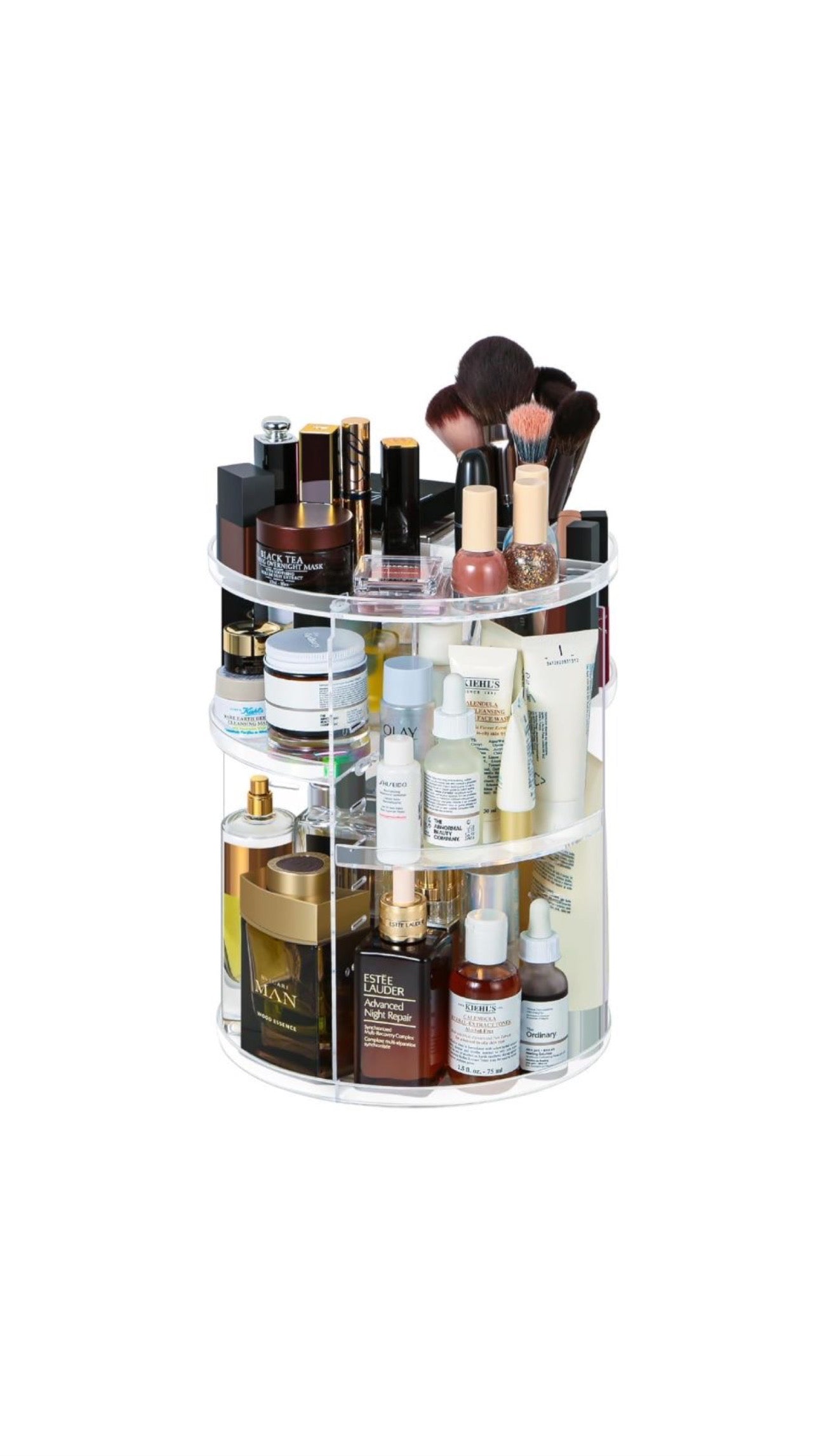 Organizador de cosméticos giratorio