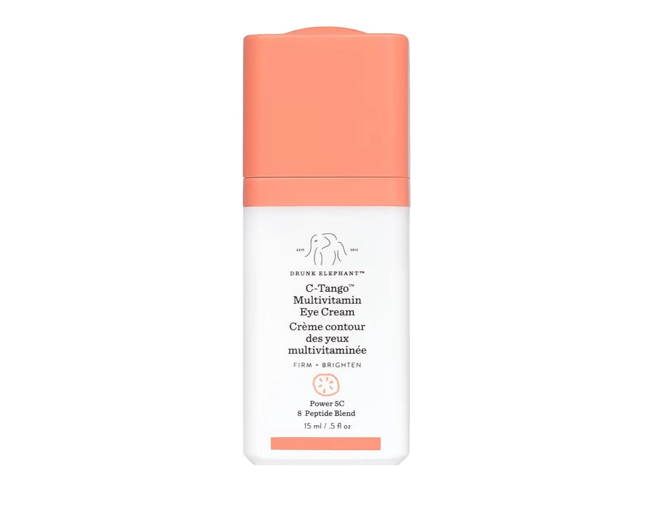 Crema multivitamínica para ojos, 0.5 fl oz/0.5 onzas líquidas, crema para ojos con vitamina C, cuidado clínico limpio, libre de crueldad animal, probado por dermatólogos