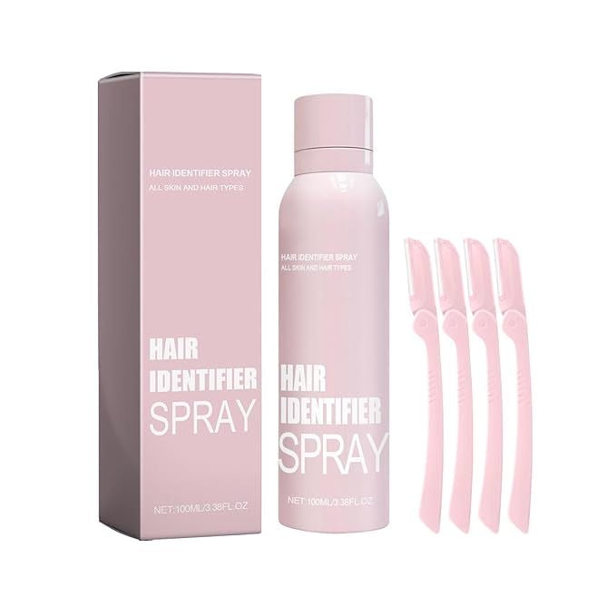 Spray de identificación del cabello para el afeitado facial