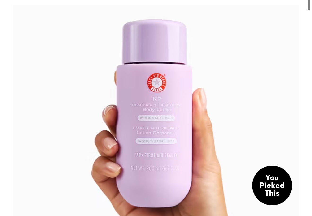 KP Smoothing + Brightening Body Lotion Fresh Peach