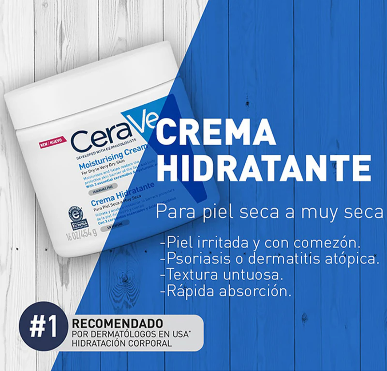 Cerave Crema Hidatante Para Cuerpo 454Gr