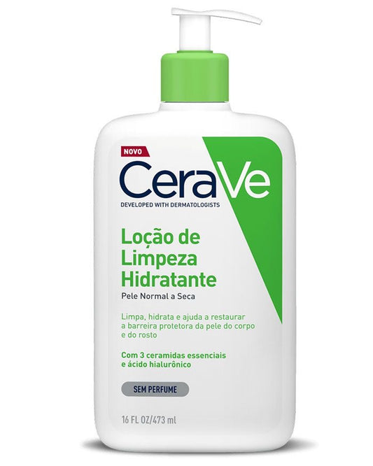 CeraVe, Hydrating Facial Cleanser - Limpiador facial hidratante para piel normal a seca, con ácido hialurónico + ceramidas + glicerina, certificado por la Asociación Nacional de Eczema