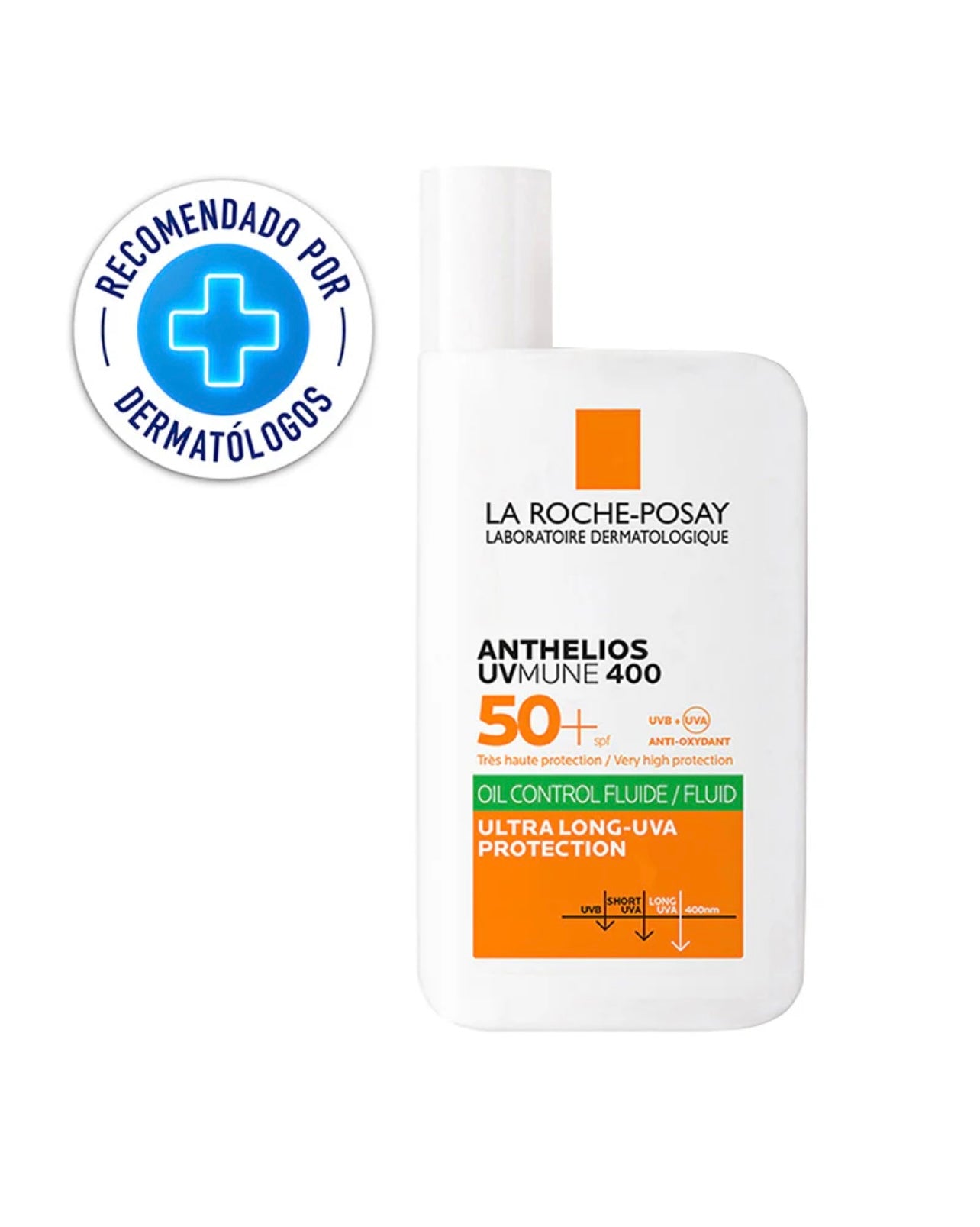 La Roche Posay Anthelios Uvmune 400 Oil Control Fluido Protector Solar Spf50+ 50Ml
