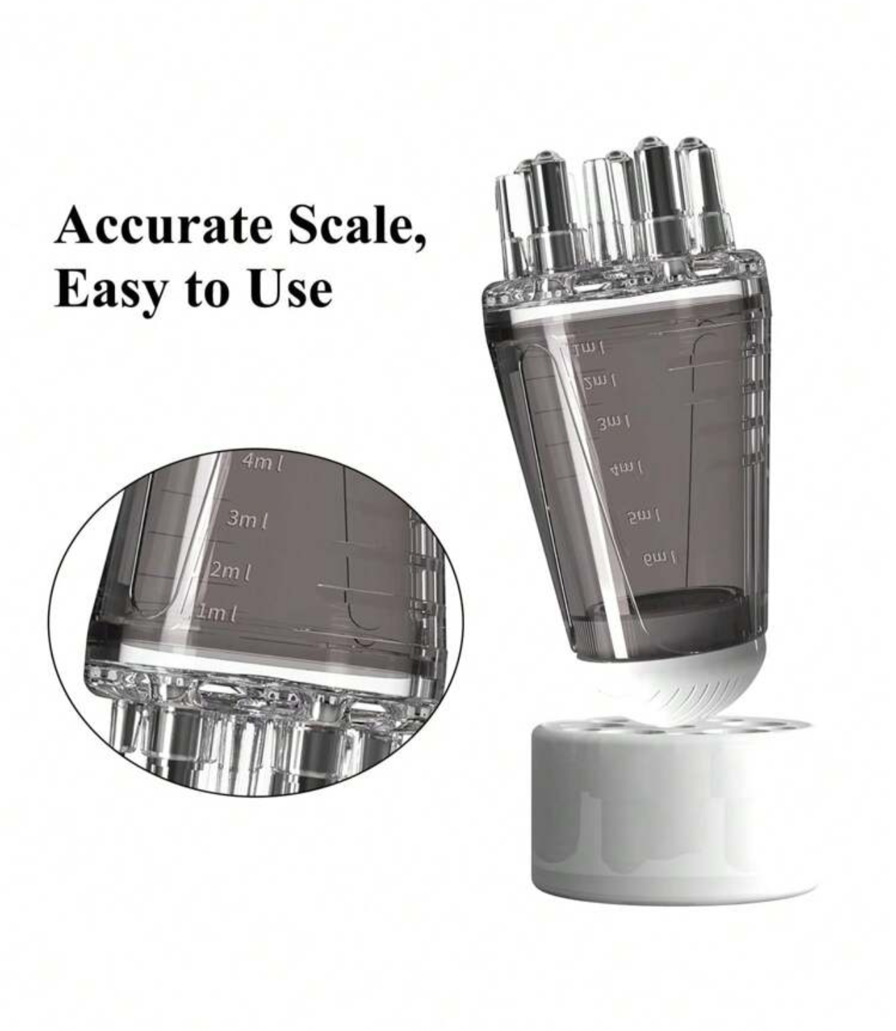 Aplicador de aceites en cuero cabelludo