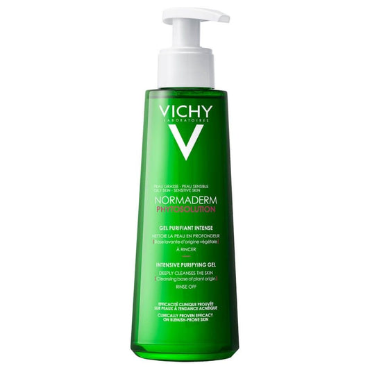 VICHY Normaderm Daily Acne Face Wash, Salicylic Acid Face Cleanser for Oily & Acne Prone Skin, Acne Cleanser that Clears Clogged Pores and Blackhead